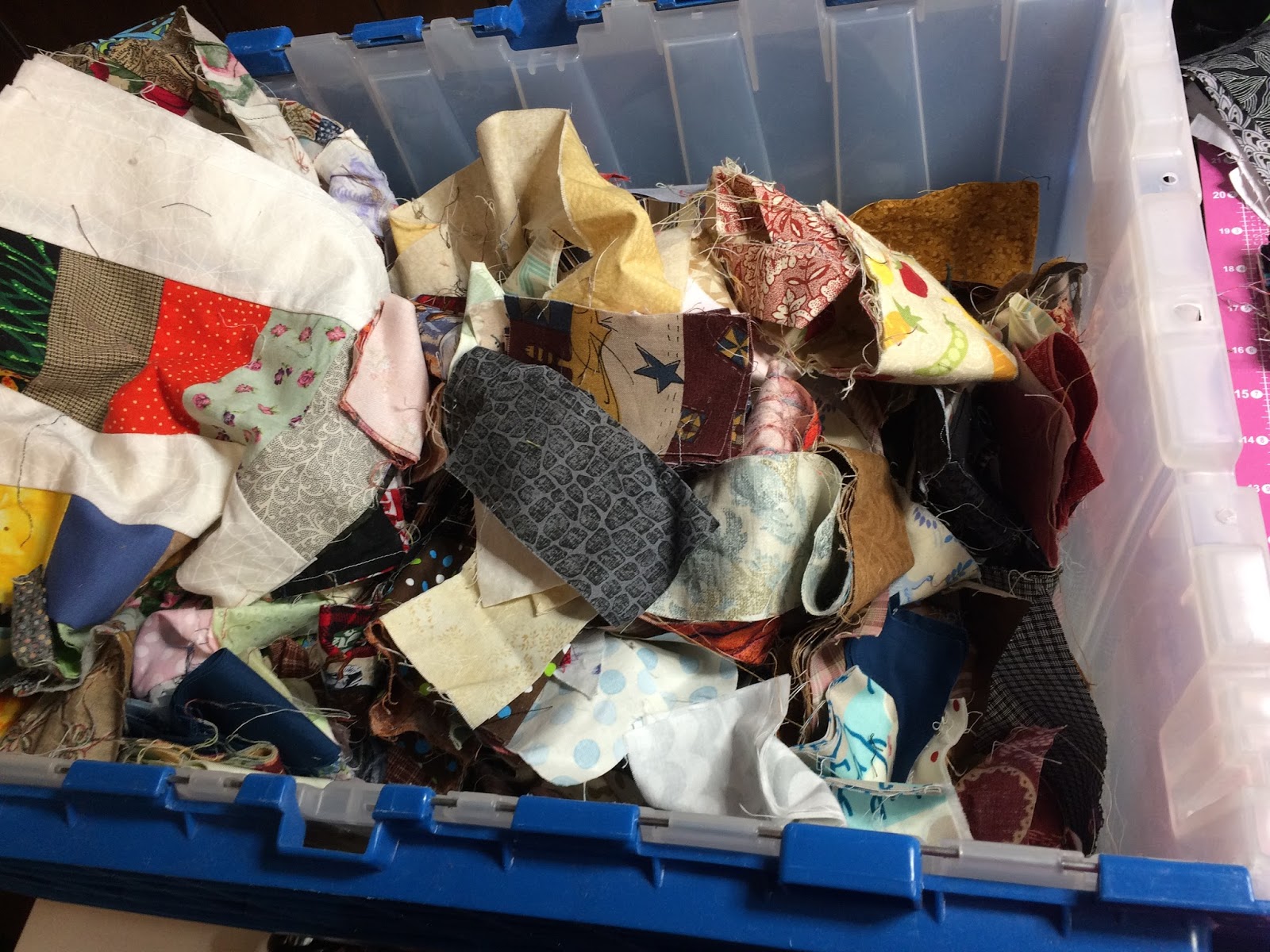 Debby Brown Quilts Declaring War on the Scrap Bucket!