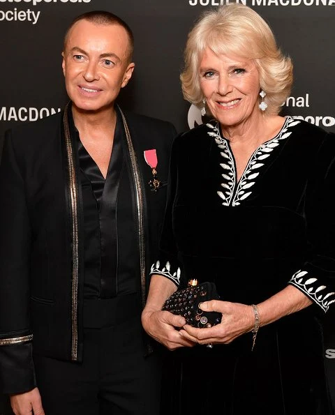 The Duchess of Cornwall attended the Julien Macdonald Fashion Show held for the benefit of National Osteoporosis Society at Lancaster House