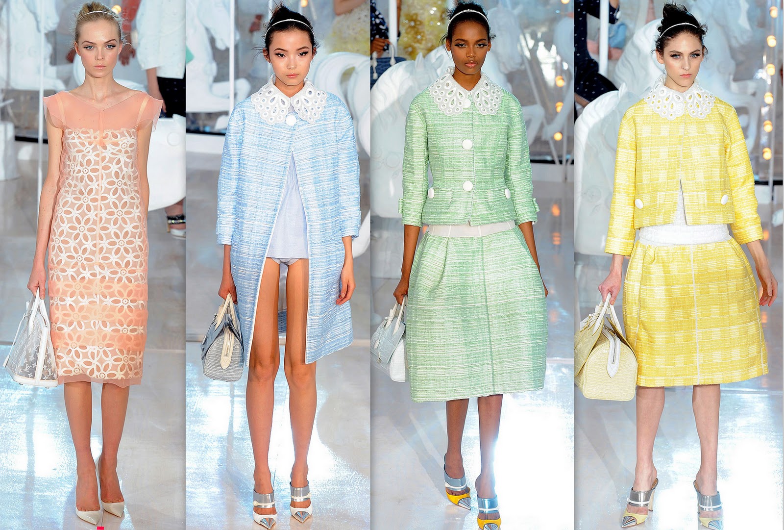Style-Delights: Marc Jacobs For Louis Vuitton Spring 2012 - Pretty, Feminine, Alluring