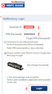 HDFC NetBanking Login Page HDFC NetBanking Login Page
