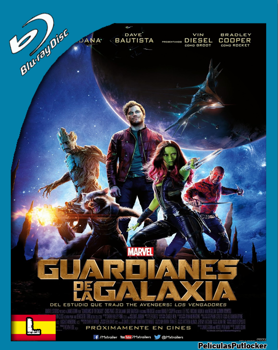 Guardianes De La Galaxia [BrRip 720p][Latino][SD-MG-1F] 