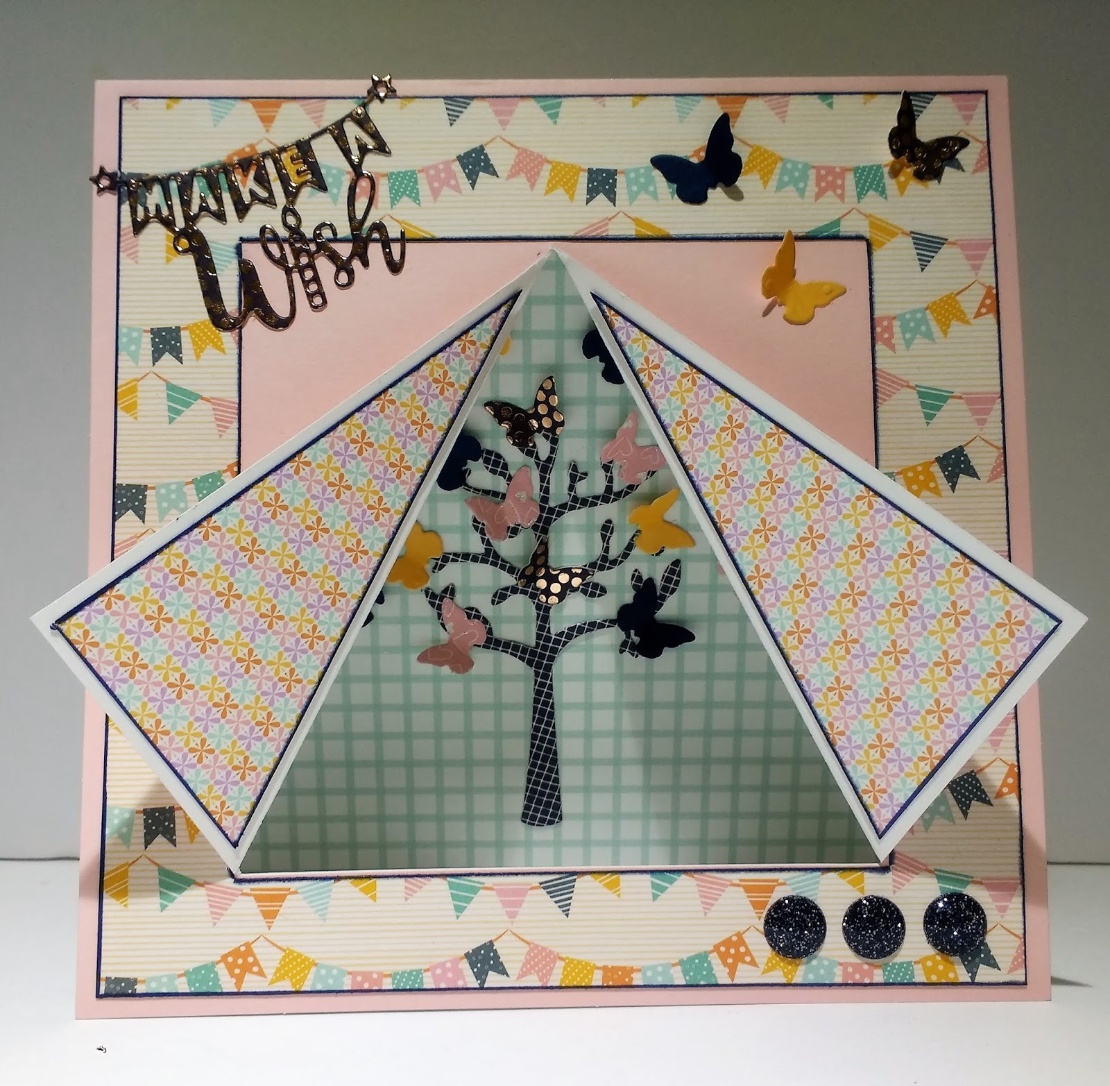 IcedImages Tent Door Fold Birthday Card Cards, Birthday cards, Card