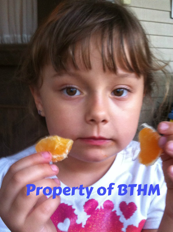 Wordless Wednesday How to Eat a Satsuma