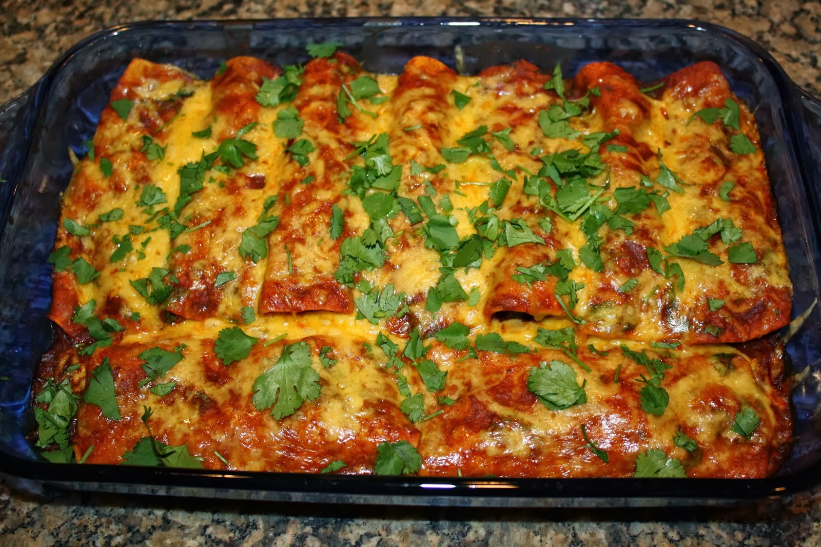 what's for dinner? red enchiladas... 1 hour
