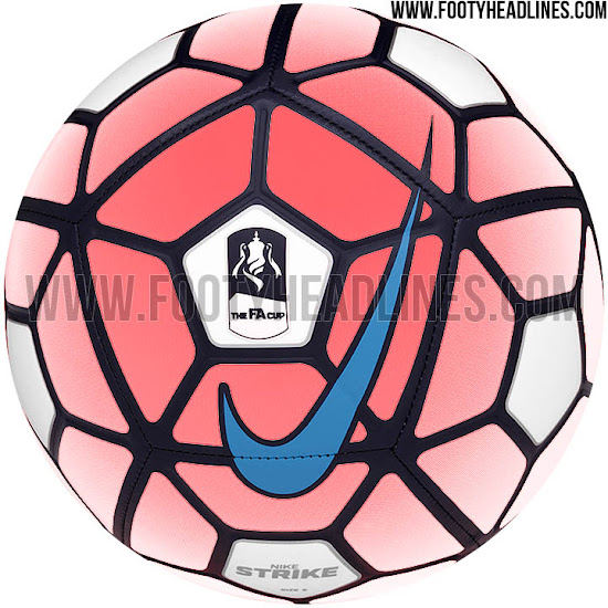 Pink Nike Ordem 15-16 FA Cup Ball Released - Footy Headlines