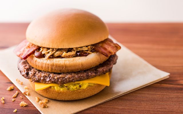 Mcdonalds single burger