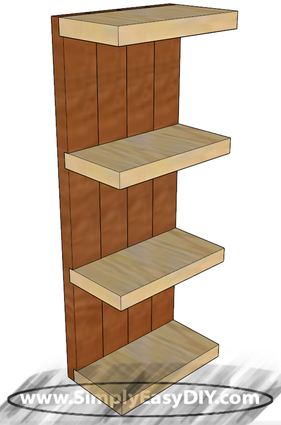 Simply Easy DIY DIY 2x4 Storage Shelf