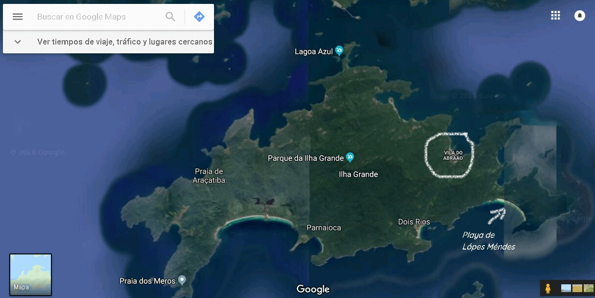 ilha grande brasil mapa map lopes mendes angra rio de janeiro googlemaps