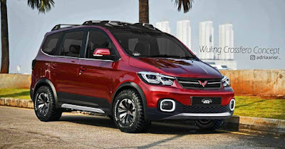 Modifikasi Wuling Confero Alto, menggunakan ban kembang untuk offroad style Modifikasi Wuling Confero Alto, menggunakan ban kembang untuk offroad style