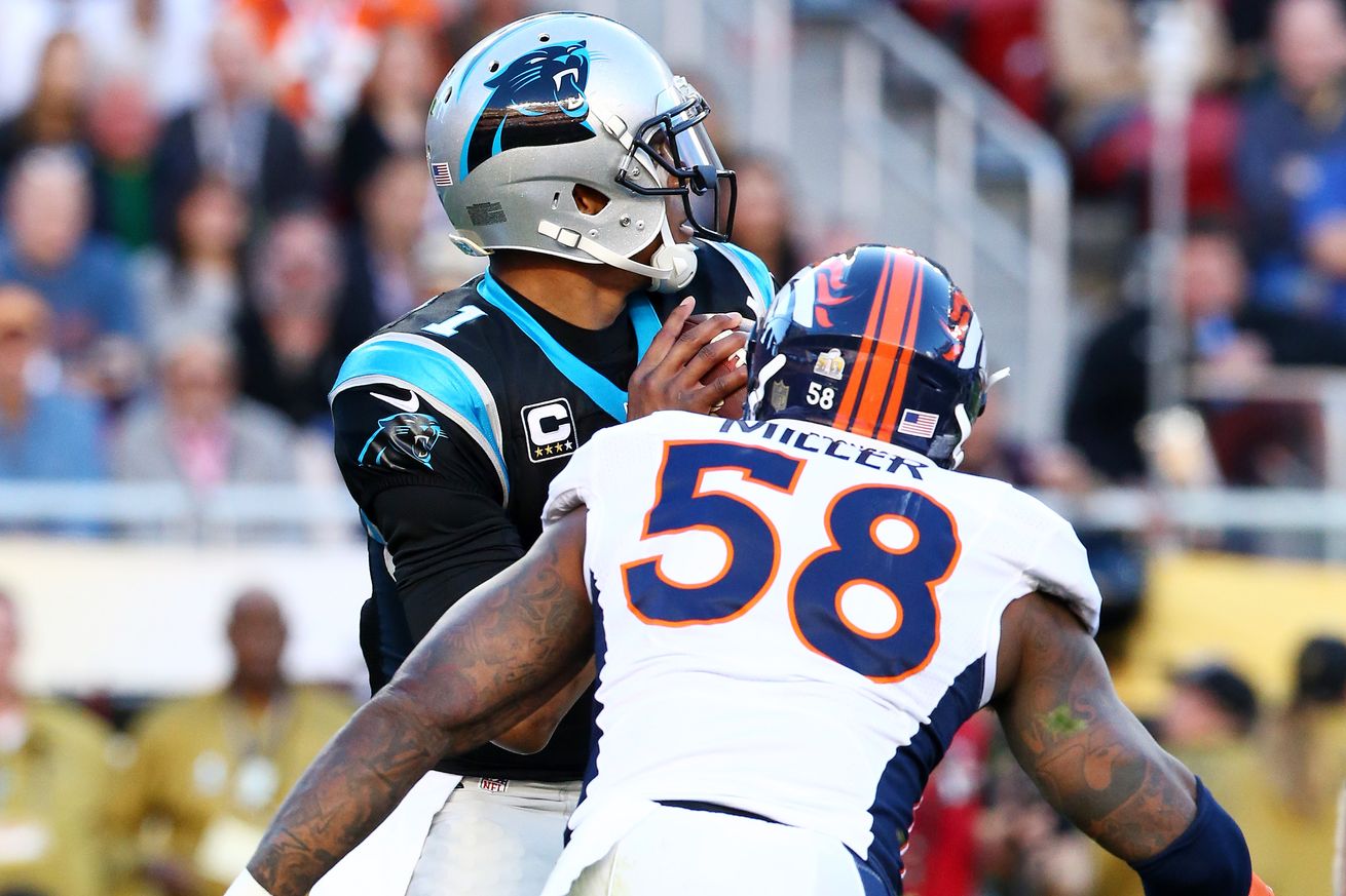 Left Tackle Brasil Von Miller, o defensor mais bem pago da história da NFL