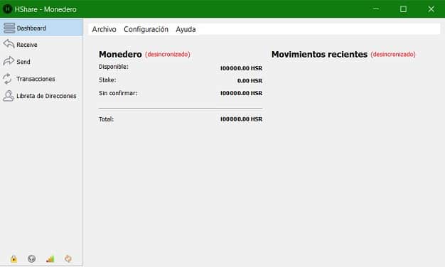 saldo actualizado de HCASH HSR saldo actualizado de HCASH HSR wallet personal