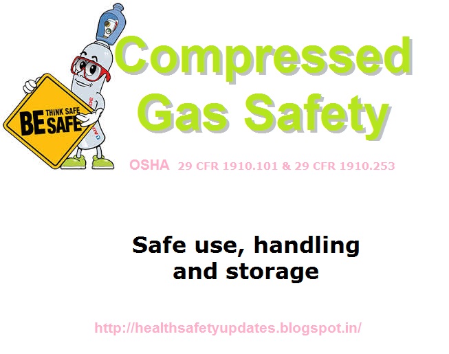 Compressed Gas Safety (OSHA 29 CFR 1910.101 & 29 CFR 1910.253)