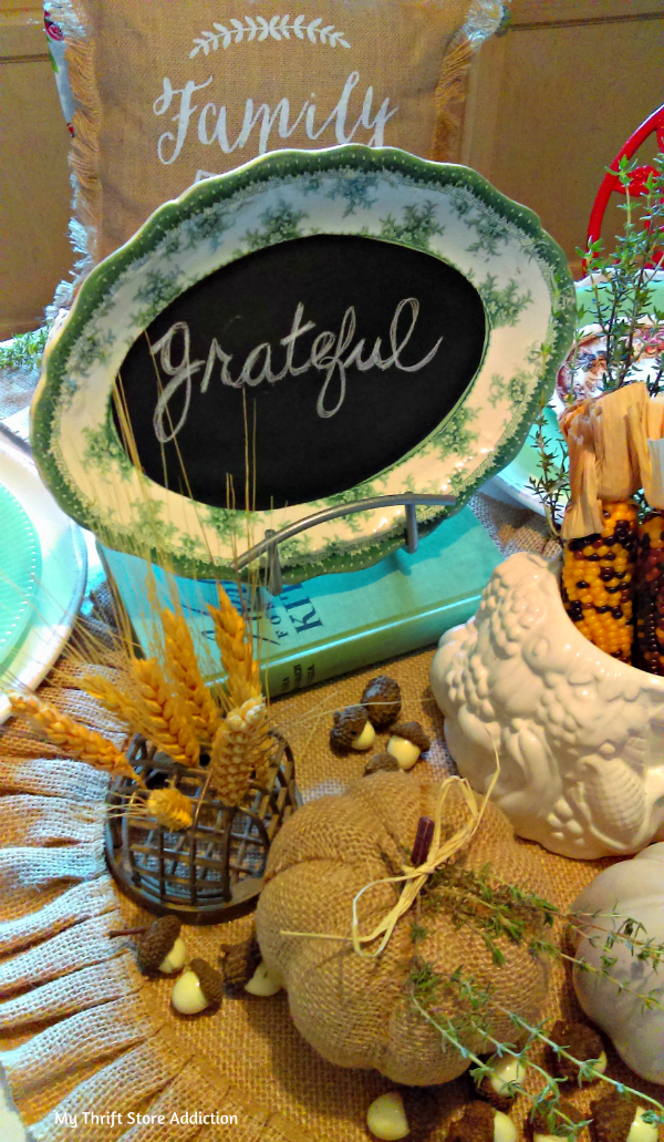 Thyme to be grateful fall tablescape