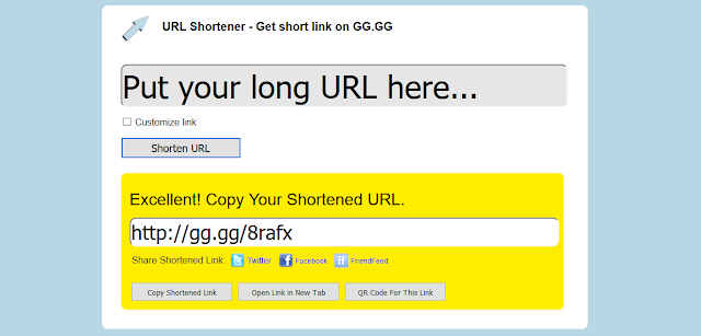 Cara Memperpendek/Shorten URL Postingan dengan Mudah Cara Memperpendek/Shorten URL Postingan dengan Mudah