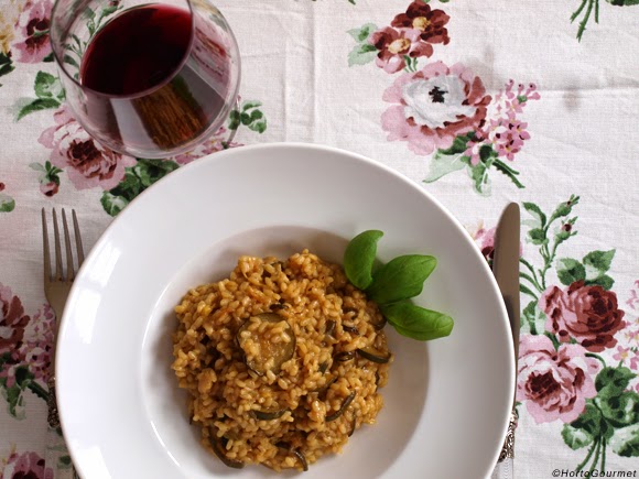 Risotto de calabacín HortoGourmet