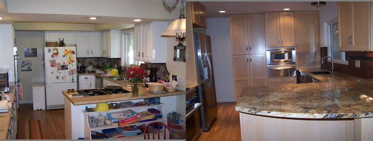 Before and After Photos of Remodeled Kitchen