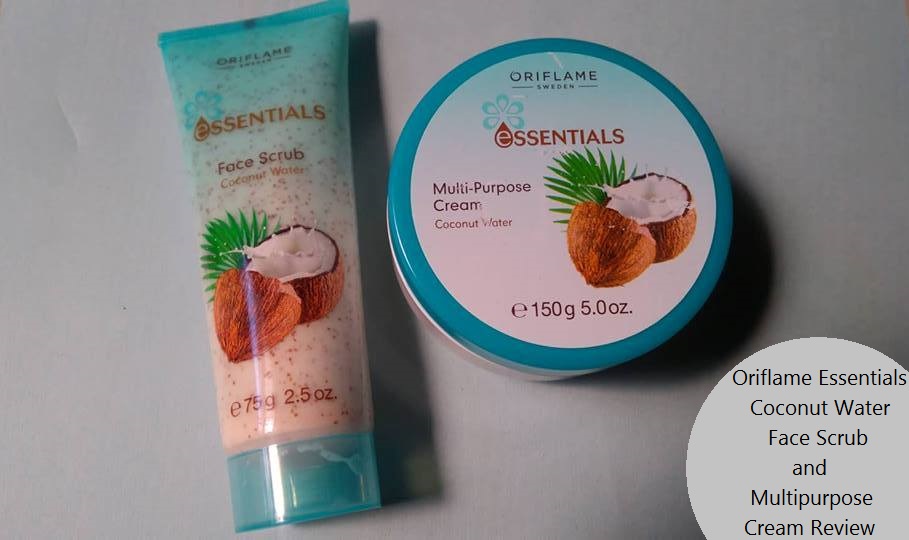 Alive n Kicking Oriflame Essentials Coconut Water Face Scrub and