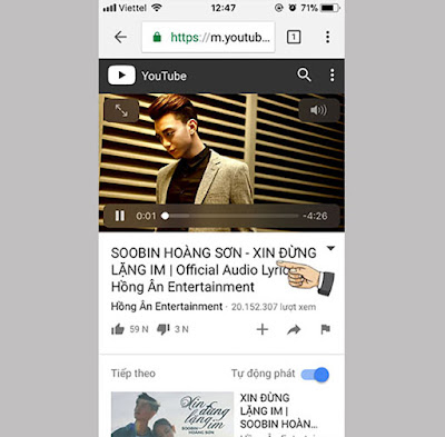 nghe nhạc youtube khi đã tắt màn hình điện thoại-2 nghe-nhac-youtube-khi-da-tat-man-hinh-dien-thoai-2