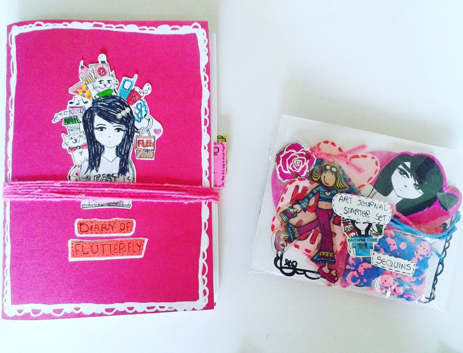 Diary of Seresha Custom Order for Art Journal Set