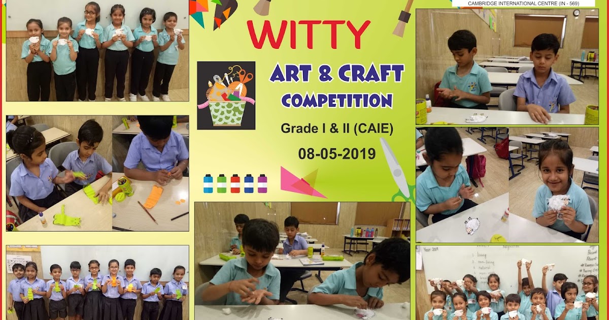 On the top of the World... Art and Craft competition at WIS, Udaipur