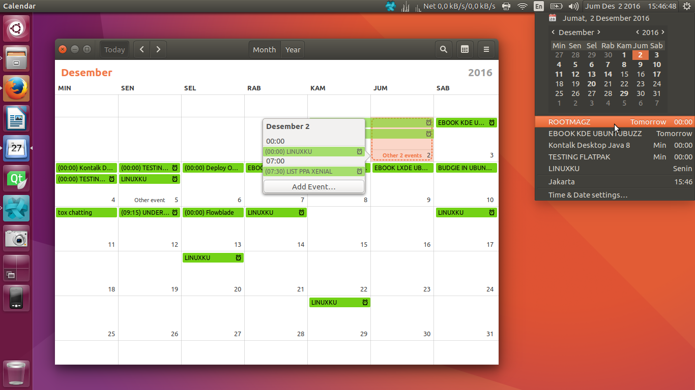 Importing .ics File from KOrganizer to GNOME Calendar