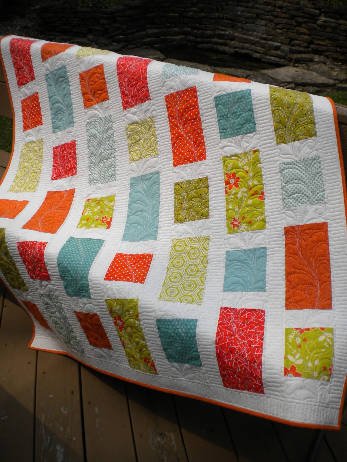 Vicki's Crafts and Quilting: A Cobblestone Path-finish