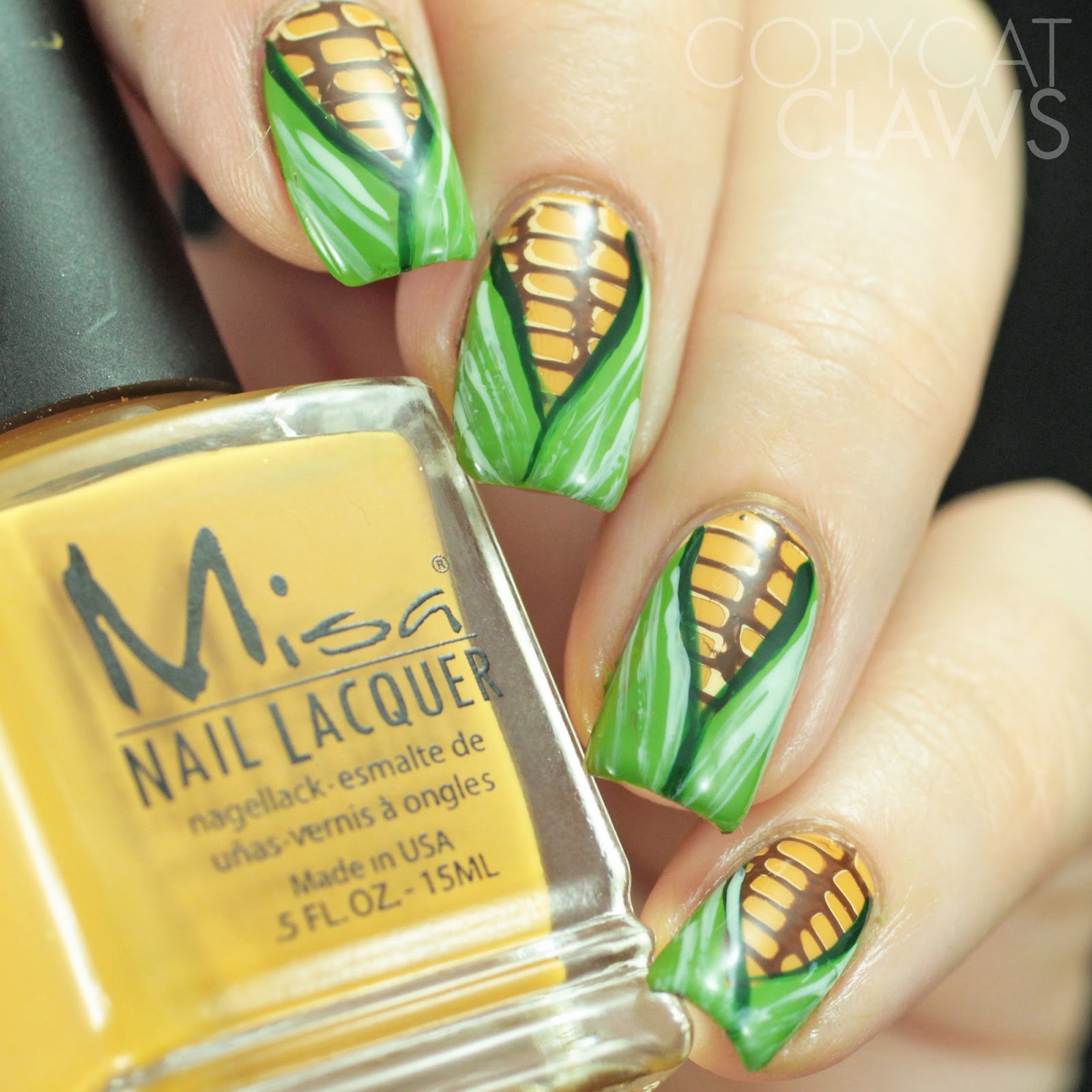 Copycat Claws Corn On The Cob Nail Art