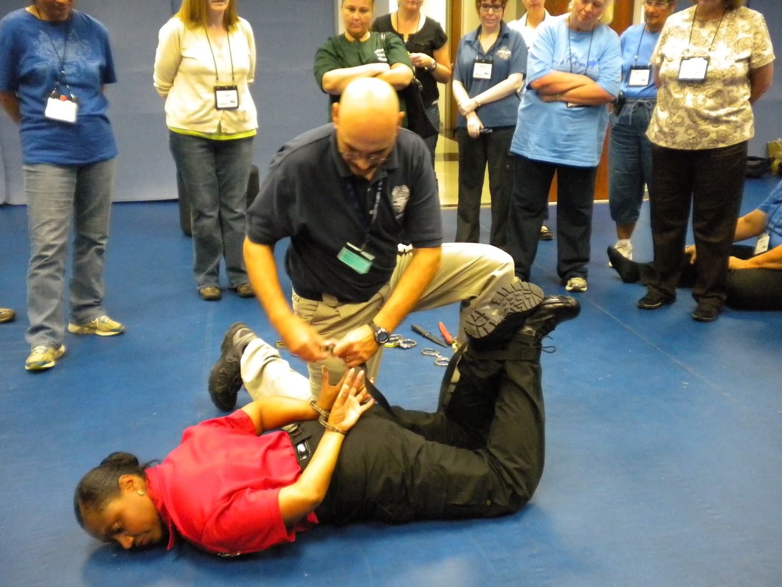 Jennifer Oberth, Mystery Author Writer's Police Academy Handcuffs