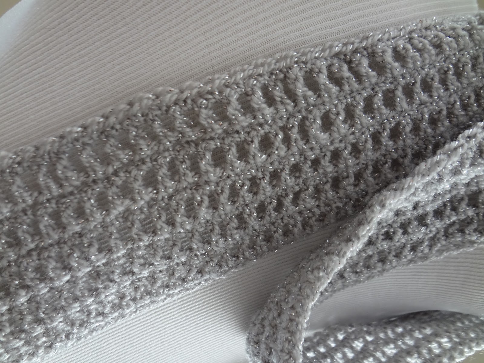 Fiber Flux: Free Crochet Pattern...Silver Dollar Skinny Scarf!