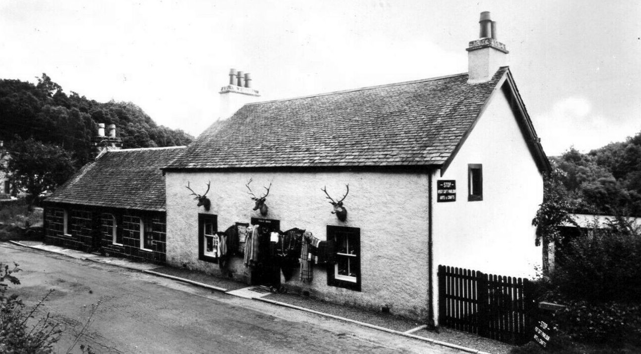 Tour Scotland Old Photograph Gift Shop Comrie Perthshire Scotland