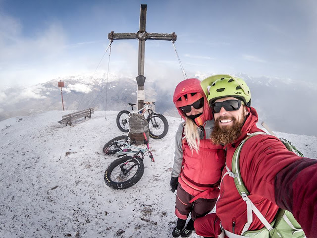 Blaser Steinach am Brenner Fat Bike Tour Winter Schnee