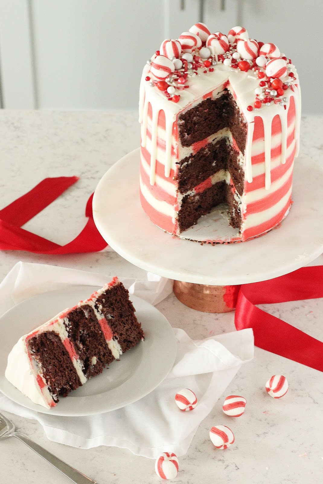 Chocolate Peppermint Cake