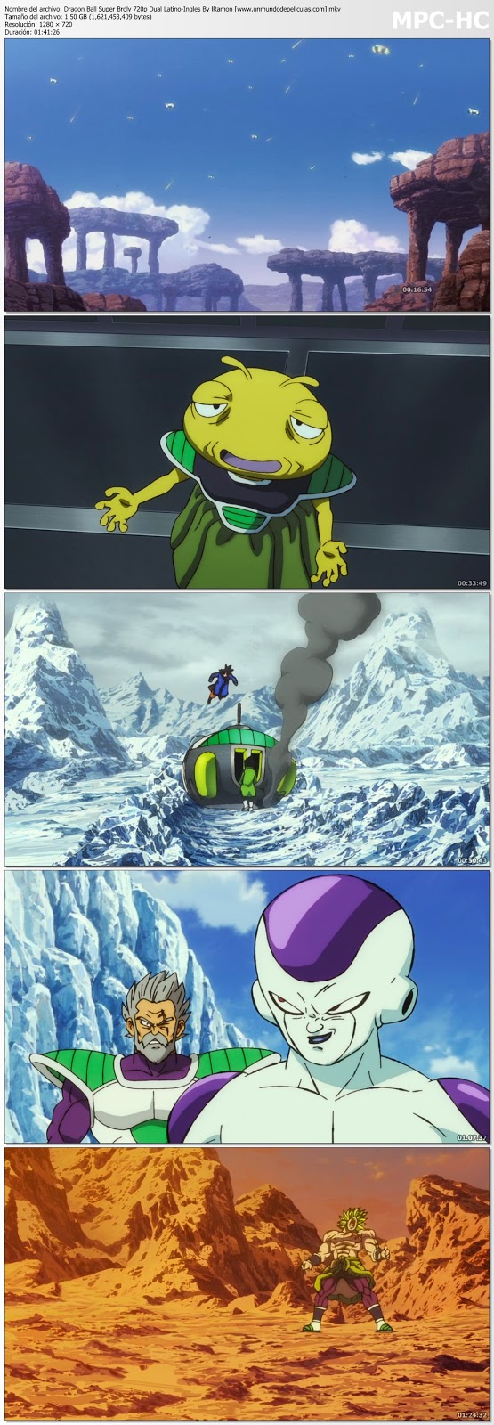 Capturas de la película.