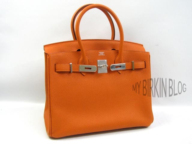 My Birkin Blog: For Sale: 2012 HERMES Orange 30 CM
