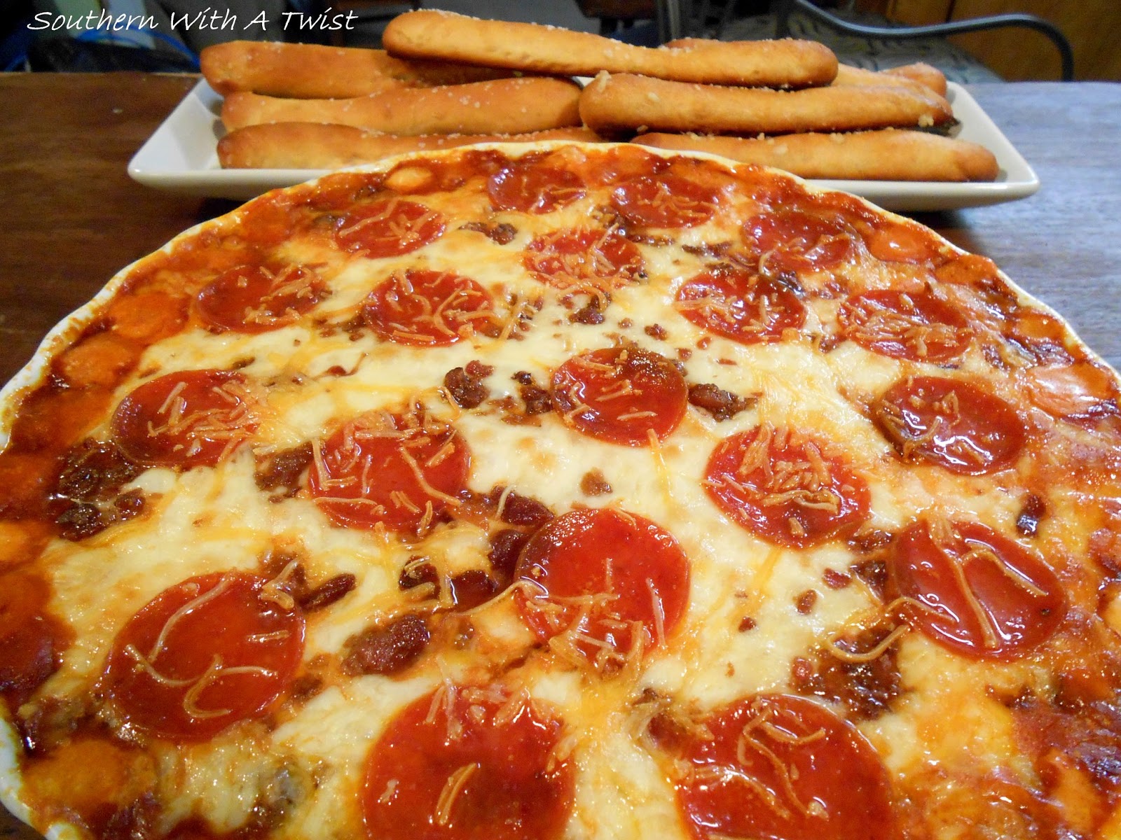 Southern With A Twist Pizza Dip