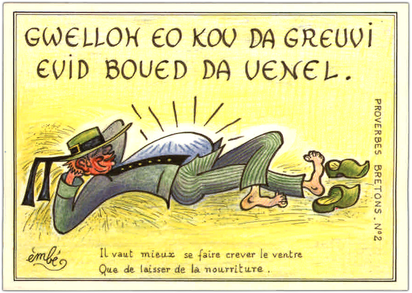 Héraldie Proverbes bretons en images Héraldie Proverbes bretons en images
