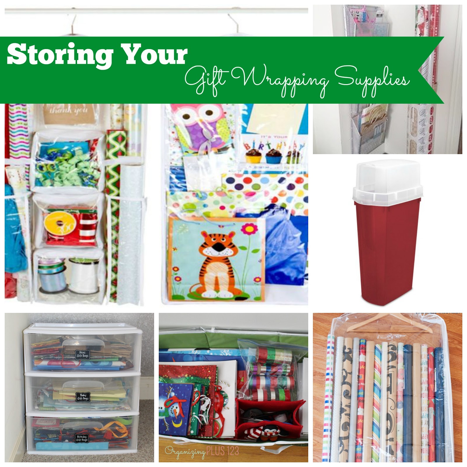 Organizing Plus 123 Storing Your Gift Wrapping Supplies