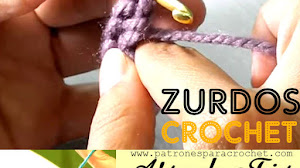 Crochet para zurdos / Tutoriales de Puntos Básicos