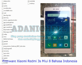 Firmware Xiaomi Redmi 3s Miui 8 Bahasa Indonesia