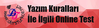 yazım kuralları online test çöz