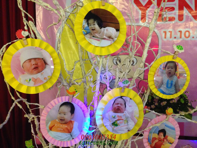 Trang trí thôi nôi sinh nhật- Bé Yến Vy Trang trí thôi nôi sinh nhật- Bé Yến Vy