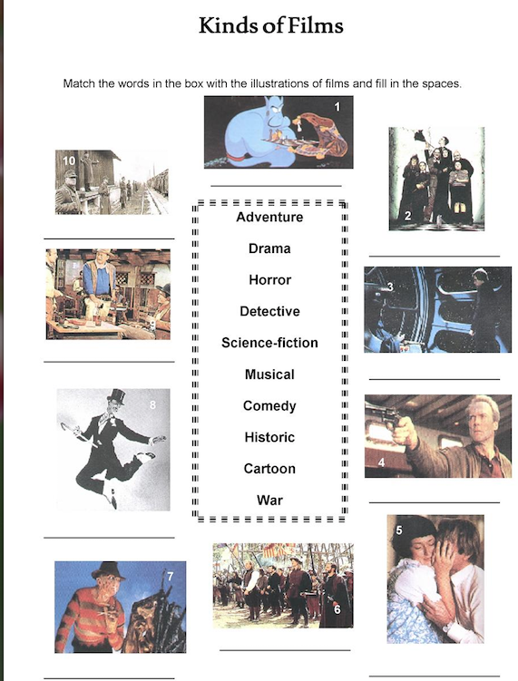types-of-films-english-esl-worksheets-pdf-doc