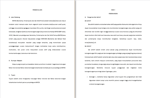 Contoh Makalah Zat Adiktif Klik Contoh Makalah