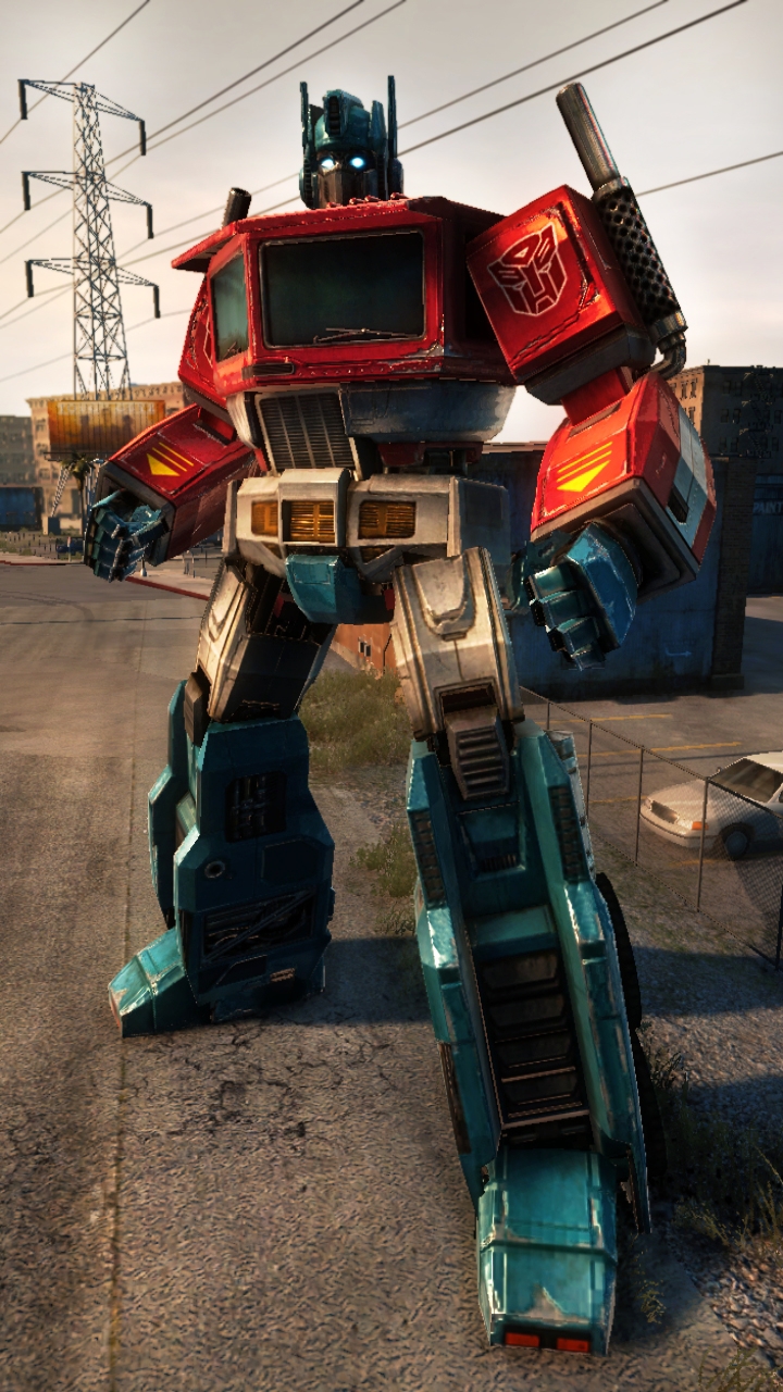 optimus prime with matrix toy