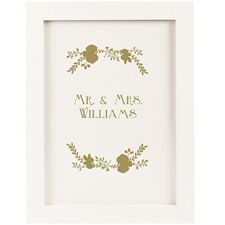 Gold Personalized Wedding Guest Book