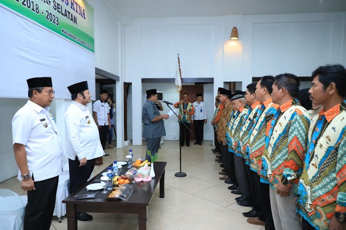 Bupati Hadiri Pelantikan Kelompok Tani Nelayan Andalan (KTNA) Periode 2018-2023 di Grand Elty Krakatau Resort Lamsel