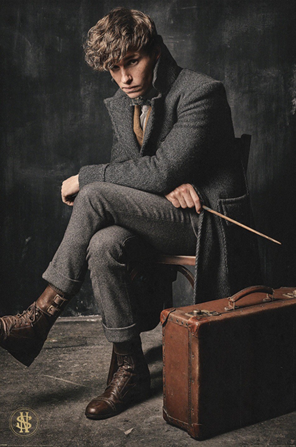Newt Scamander estampa pôster licenciado de "Os Crimes de Grindelwald