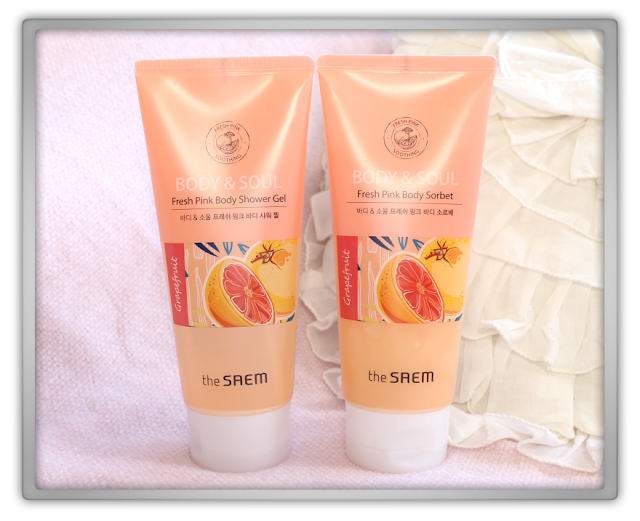 The Saem Grapefruit Summer Haul Review Fresh Pink Body Set soal sorbet shower gel moisture beauty blogger blog The Saem Grapefruit Summer Haul Review Fresh Pink Body Set soal sorbet shower gel moisture beauty blogger blog