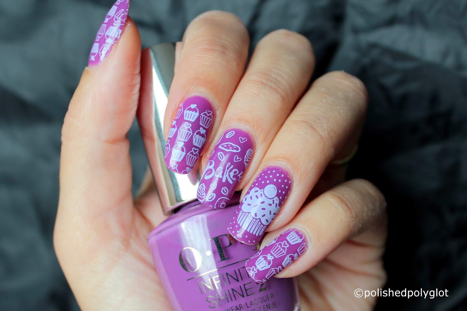 7. Purple French Tip Wedding Nails - wide 1